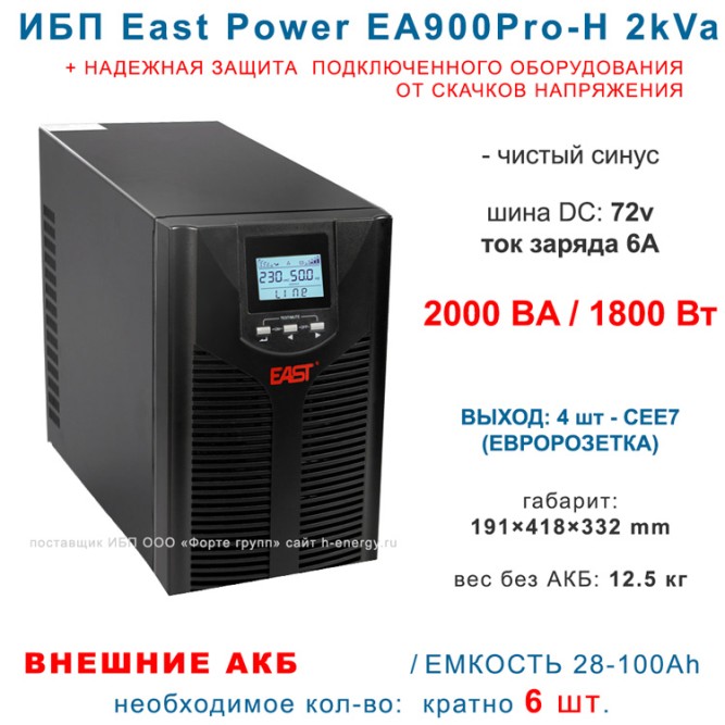 East EA900Pro-H 2kVa