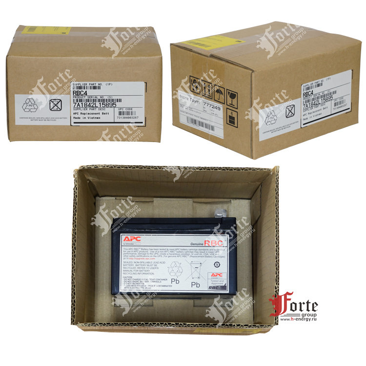 Apc Rbc164 APC rbc4: батарея для ИБП APC