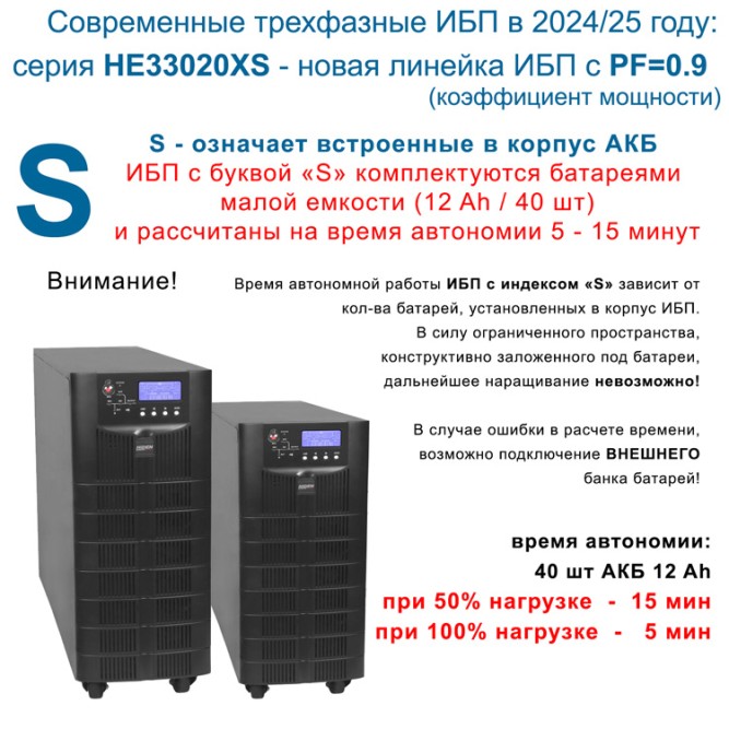 ИБП Hiden Expert HE33020XS 20 кВА