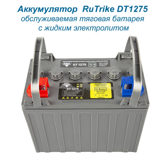 Rutrike DT1275 (T1275) 12V100A/H C3