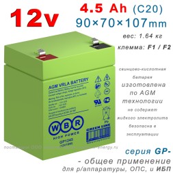 WBR GP 1245 (12V 16W)