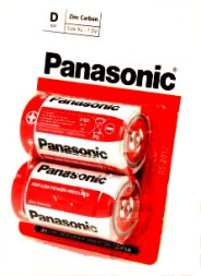 Panasonic Zinc Carbon R20RZ/2BP R20 BL2
