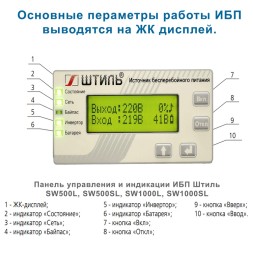 ИБП для котла Штиль SW500L + 2х75Ач