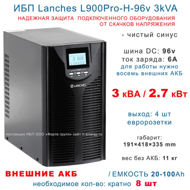 Lanches L900Pro-H 3kVA